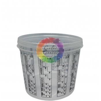 Мірна тара для змішування лакофарбових матеріалів CAR FIT, 0,75 л