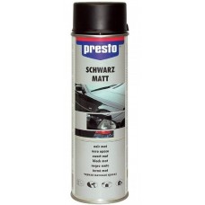 Presto Краска, черная матовая, аэрозоль, 500мл 