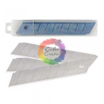  BUROMAX  Сменные лезвия для канцелярских ножей, 18мм, 10шт. 