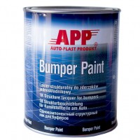 Структурна фарба для бамперів APP BUMPER PAINT - 1 л (Сіра)