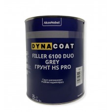 Грунт для авто акриловий, мокрий по мокрому DYNA 6100 DUO без затверджувача, 3 л (Сірий)