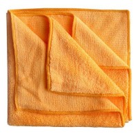 APP DMF Cloth салфетка беспылевая из микрофибры двухсторонняя,  40см x 40см, оранжевая, 3шт