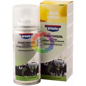  Presto Очиститель системы кондиционирования, лимон, 150 мл 