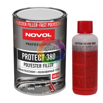 Поліефірний грунт для авто NOVOL PROTECT 380, 0,8+0,08