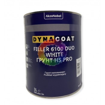 Грунт акриловий, мокрий по мокрому DYNA6100 DUO 3 л Білий (без затверджувача)