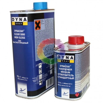 Dyna HS 5000 Лак акриловий безбарвний 1л + затв. 0,5л