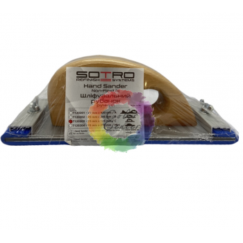 SOTRO С шлифовальный рубанок с липучками и зажимами,70мм х 185мм, 1шт