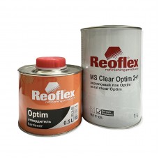 Reoflex  Акриловий лак Optim із затверджувачем, 1л + 0,5 л