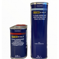  Лак акриловий безбарвний Dyna HS 6000 Medium, 1л + затв. 0,5л