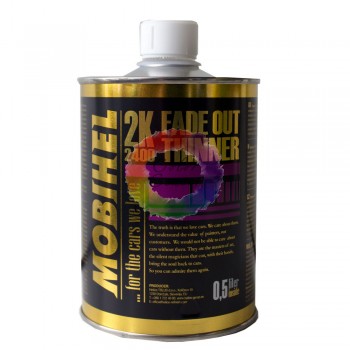 MOBIHEL Розріджувач 2400 VOC - для фарбування переходом 2к матеріалами, 0,5л