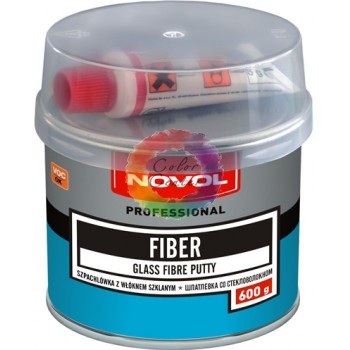 Шпаклівка зі скловолокном Novol FIBER, 0,6 кг