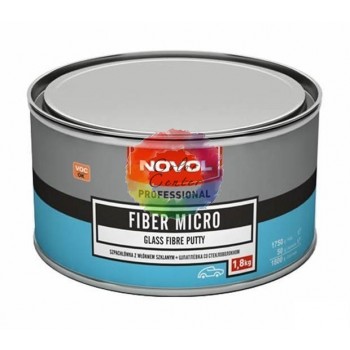 Шпаклівка автомобільна зі скловолокном Novol FIBER MICRO 1.8 кг