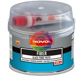 Шпатлівка автомобільна зі скловолокном Novol FIBER 0,2 кг