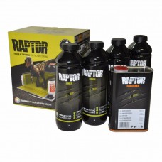 Захисне покриття, автофарба підвищеної міцності U-POL Raptor, комплект 4 л, 4 х 0,75 л + затверджувач 1л, Колірований