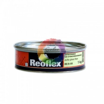 Шпатлівка автомобільна зі скловолокном Reoflex Glass fiber, 1 кг